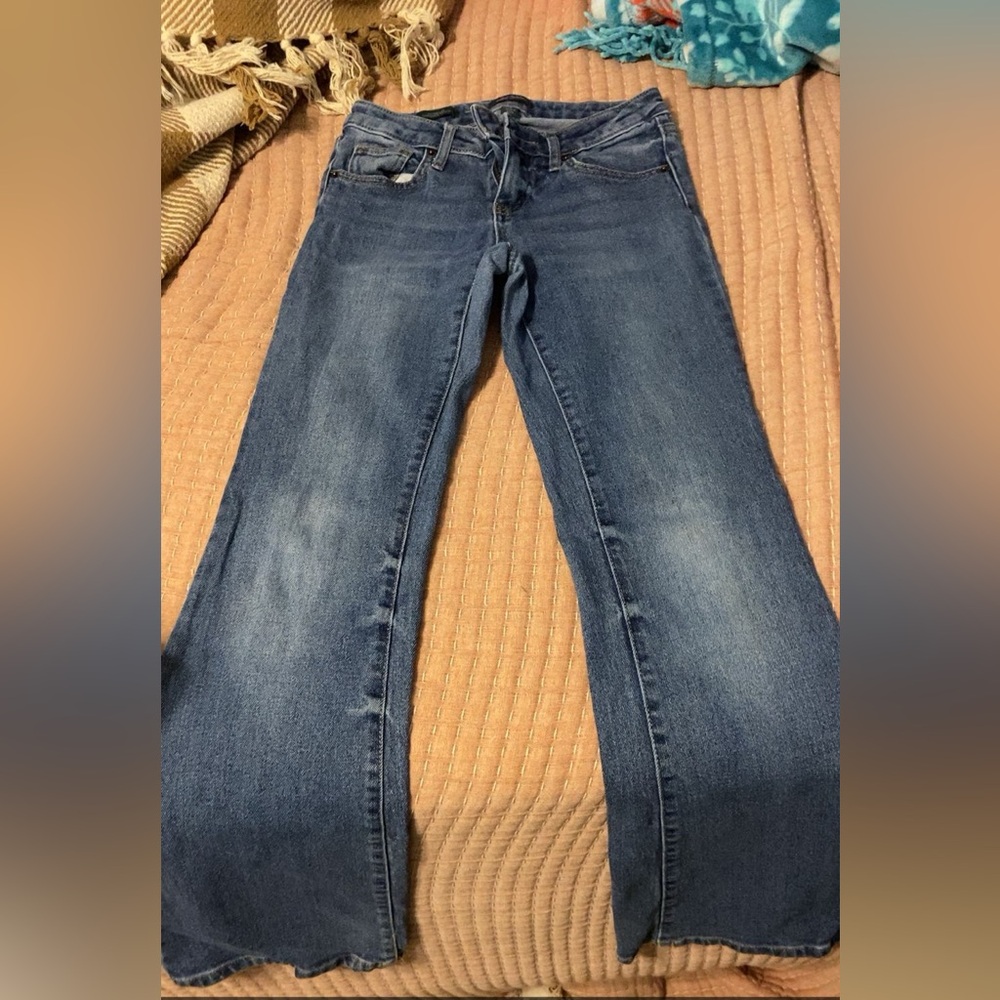 Target Women's Straight Leg Blue Jeans